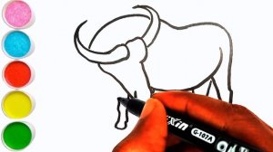 How To Draw a Buffalo || भैंस कैसे आकर्षित करें Как нарисовать буйвола