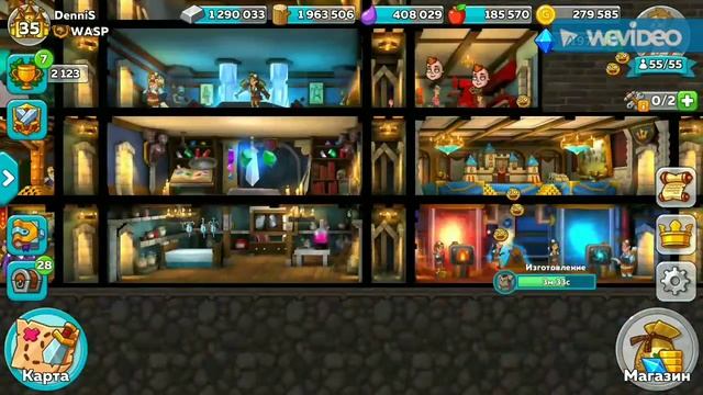 Прохождение подземелья в Hustle Castle смотреть онлайн