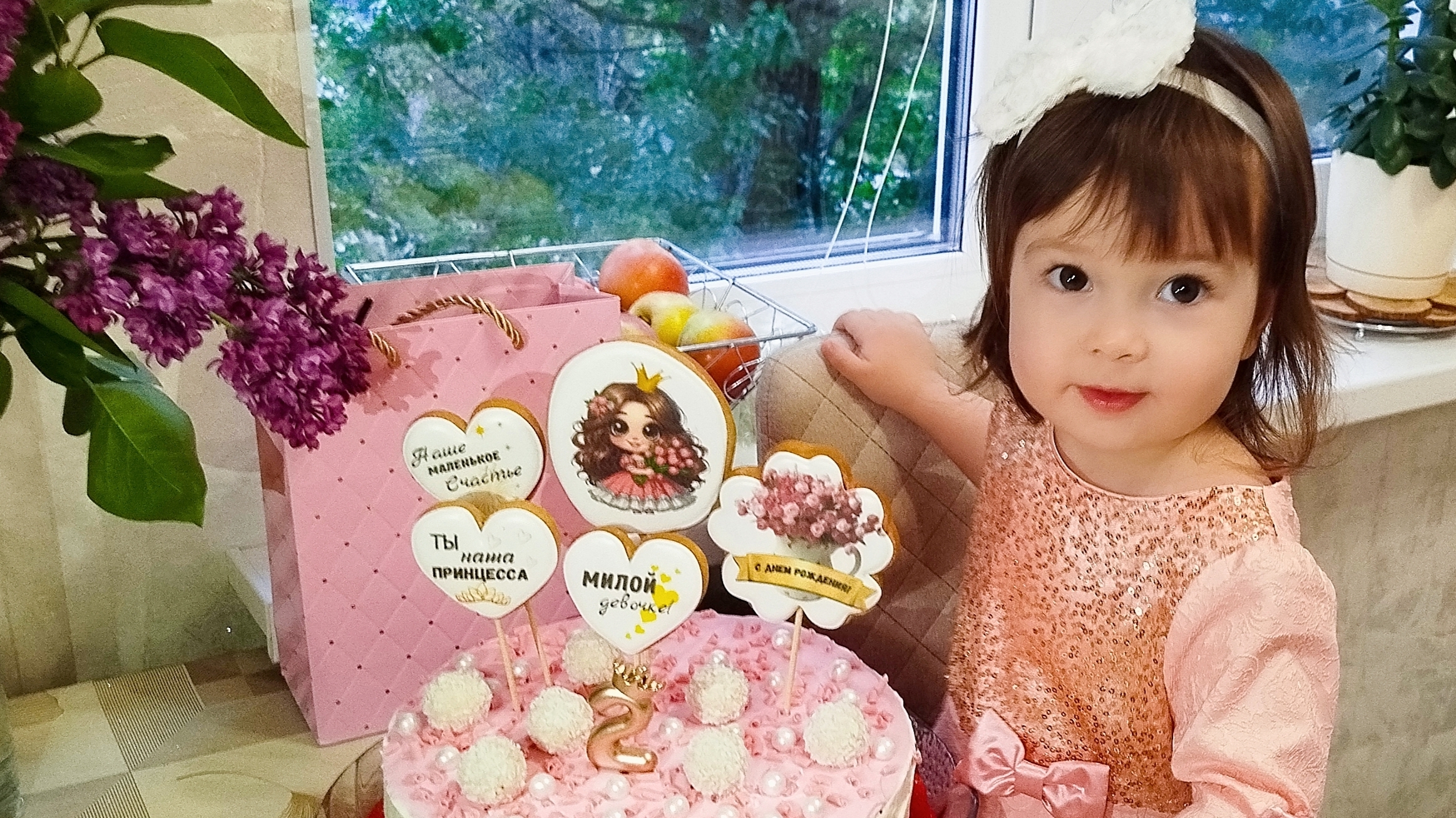 Кадры из дня рождения доченьки.