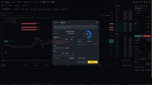BINANCE FUTURES - Как установить Take Profit/Stop Loss (TP/SL, Несколько TP,
