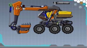 Робот Динозавр построй РОБОТА Robot Excavator 1