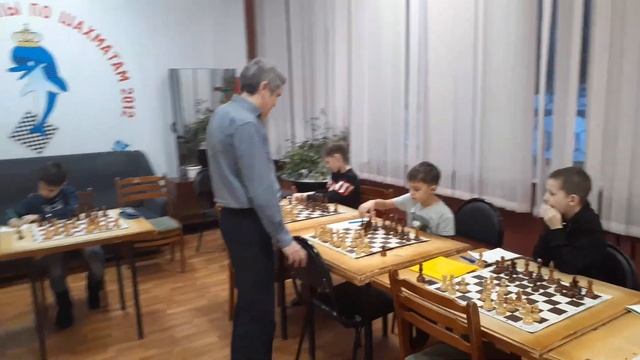 Сеанс одновременной игры международного мастера Камиля Кичубаева.