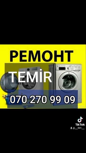 Ремонт стиральных и посудомоечных машин в Баку.Paltaryuyan смотреть онлайн