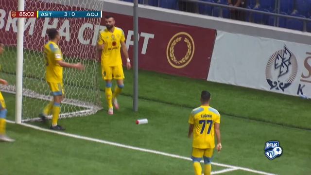 Гол - П. Эуженио. Астана - Акжайык 3:0. 18 тур. Чемпионат 2022 смотреть онлайн