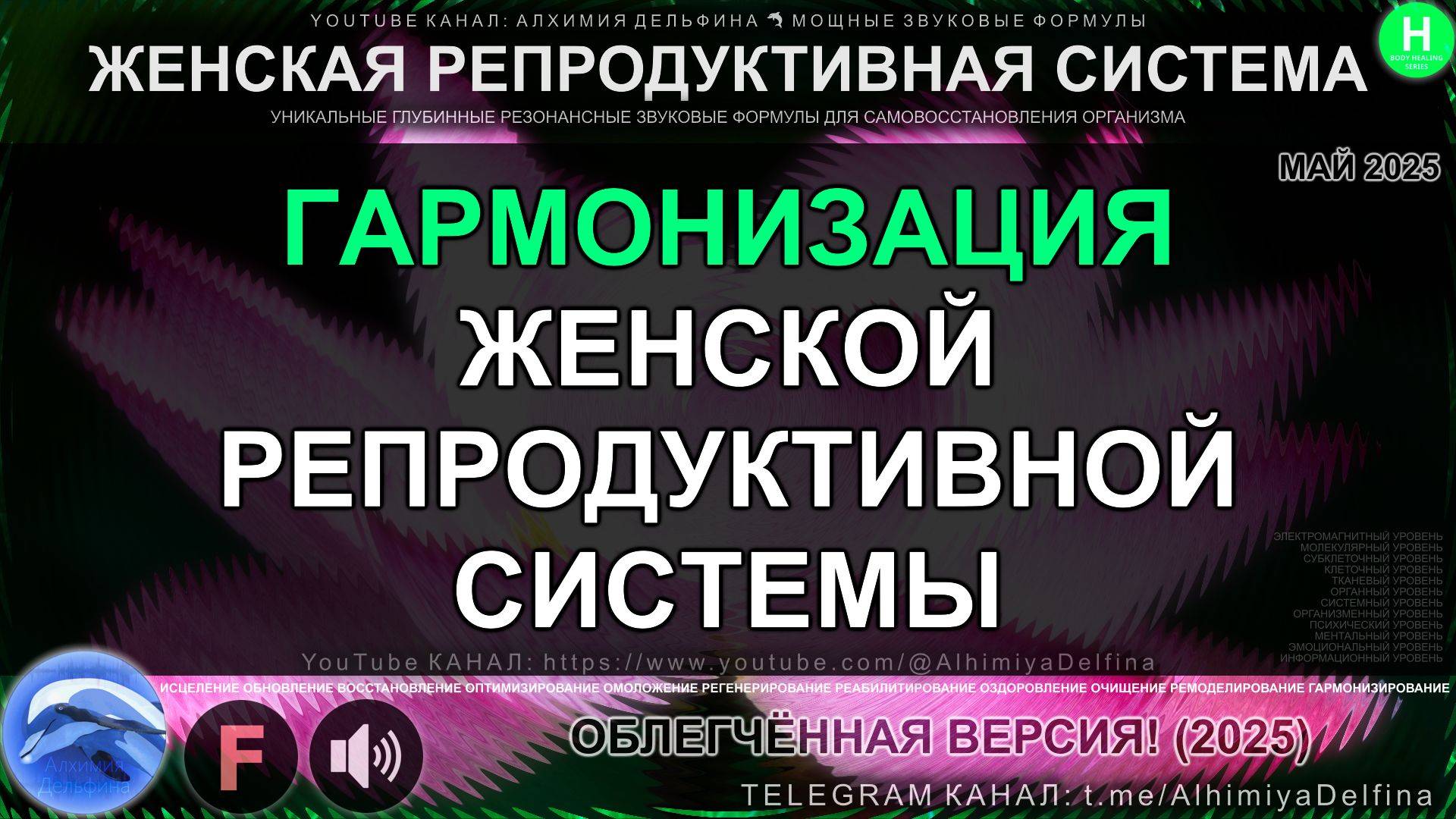 🌸 ГАРМОНИЯ ЖЕНСКОГО ЗДОРОВЬЯ 🌌 Вибрации Женской Репродуктивной Системы 🌼✨