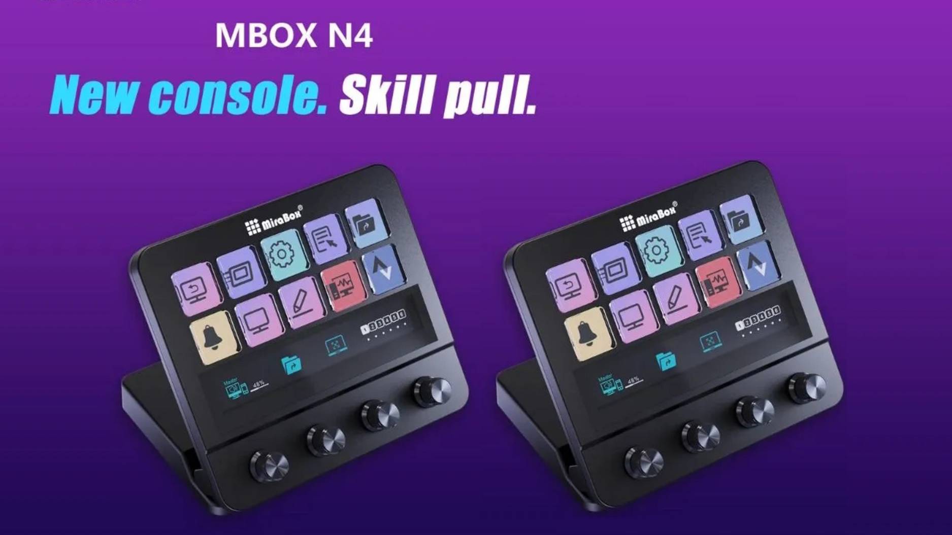 Stream Deck MiraBox MBox N4. Совместная работа двух панелей смотреть онлайн