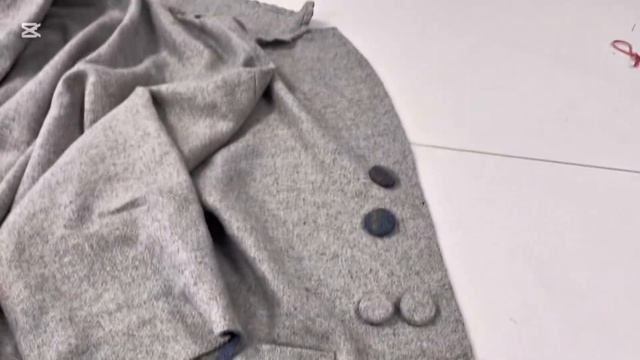 Часть 3: Как сшить двухсторонний кардиган потайными шв