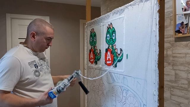 Ткань для тафтинга оказалась полное 💩 #тафтинг #tufting #годдракона #2024