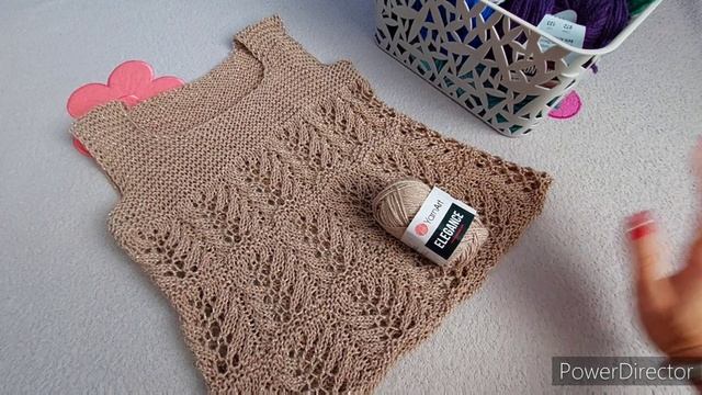 НОВЫЙ ШИКАРНЫЙ ТОП ИЗ ПРЯЖИ YARNART ELEGANCE. НОВЫЙ МАСТЕР КЛАСС! смотреть онлайн