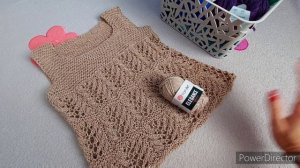 НОВЫЙ ШИКАРНЫЙ ТОП ИЗ ПРЯЖИ YARNART ELEGANCE.  НОВЫЙ МАСТЕР КЛАСС!