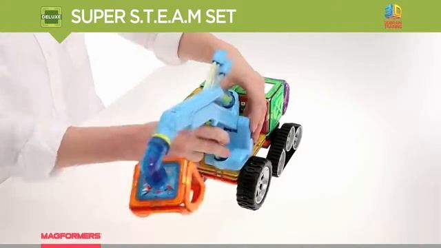 Магнитный конструктор Супер транспорт, 337 эл Magformers смотреть онлайн