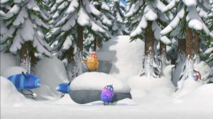 киви и стрит озвучка 🏂кто гоняет от снежки⛷️ новый с