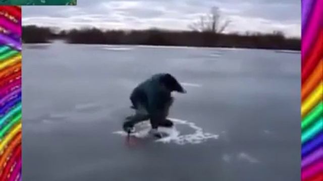 ПРИКОЛЫ НА РЫБАЛКЕ!!!ЛУЧШЕЕ!!! смотреть онлайн