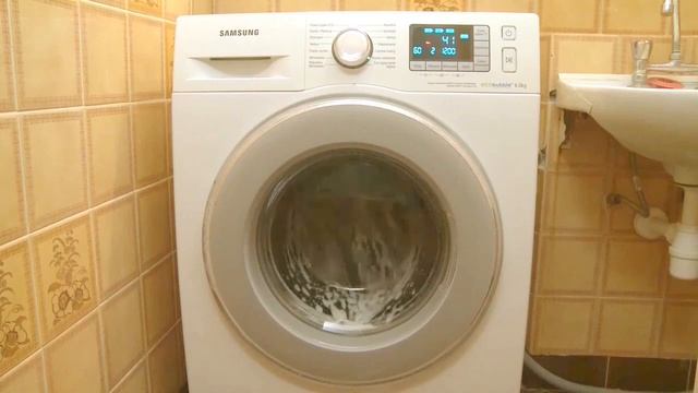 Samsung Ecobubble. Ежедневная стирка, темп. 60'C, 2 полоскания, от? смотреть онлайн