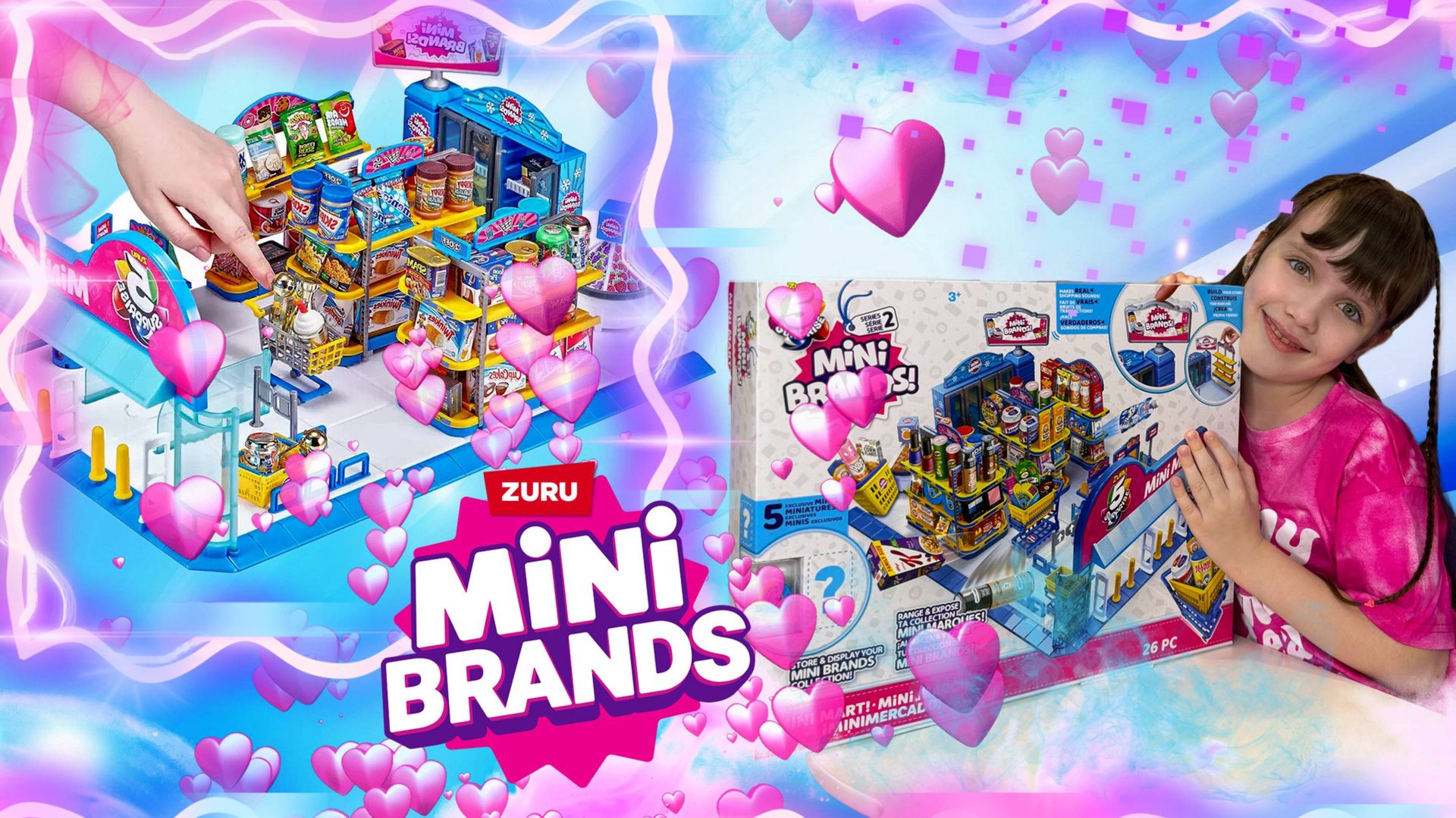 РАСПАКОВКА Магазина ZURU 5 Surprise Mini Brands! Mini Mart! смотреть онлайн