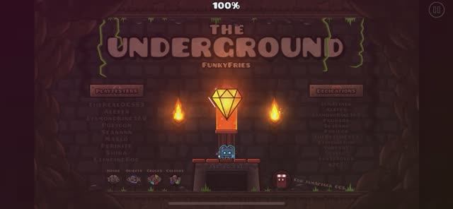 (Наконец-то)the underground by funkyries (weekly level) смотреть онлайн