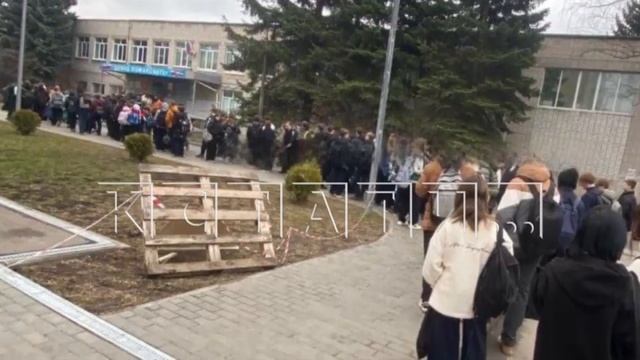 Огромные очереди школьников выстраиваются в школу, гд смотреть онлайн