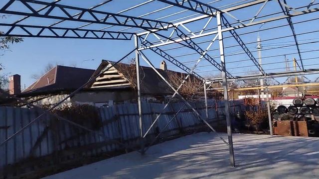 навес двускатный смотреть онлайн