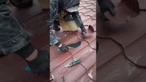 Монтаж сэндвич-дымохода через крышу