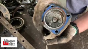 Грузовик МАЗ.  Ремонт КПП 9JS135TA