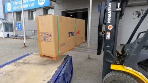 Индийский мотоцикл TVS HLX 150X. Обзор Андрея Виноградова (г. Златоуст). Часть 1. Распаковка.