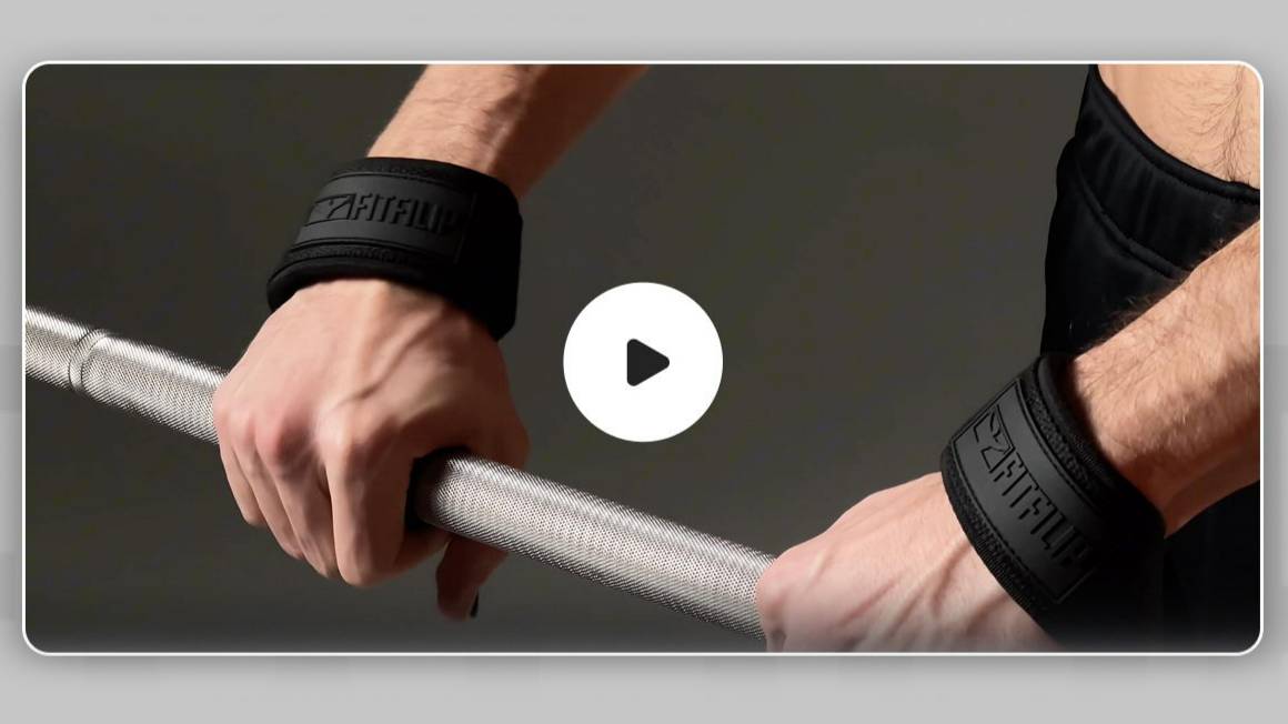 Силовые страховочные лямки для силовой тяги и штанги FITFILIP