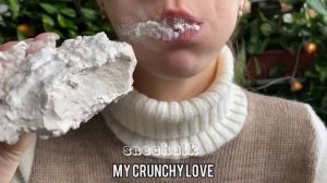 ASMR crunch chalk in pasta |  хруст мела в пасте #asmr