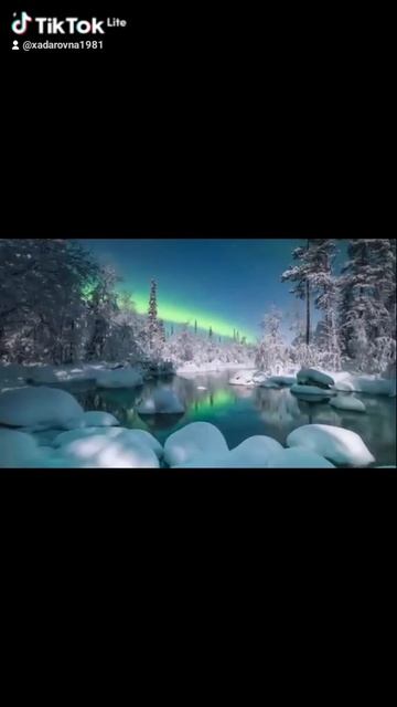 Северное сияние. МУРМАНСК. смотреть онлайн