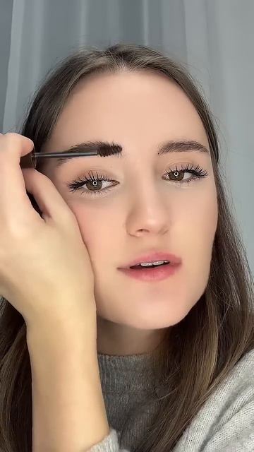 Почему я перешла с краски на гель для бровей ?) #брови #к смотреть онлайн