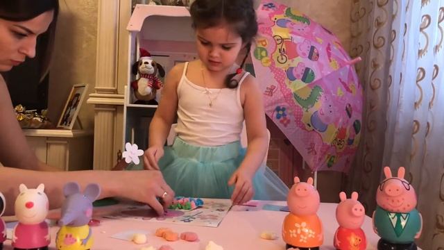 Челлендж свинка пеппа из бумаги/выпуск 5 Challenge Peppa Pig made by paper смотреть онлайн