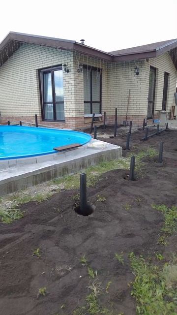 Предыстория 2.0 ставим опоры в землю #дача #замеры #стро? смотреть онлайн