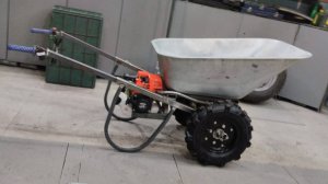 самоходная  садовая тачка