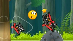 Красный Шар в игре Red Ball 4 Дремучий Лес Уровни 21-25 Прохождение