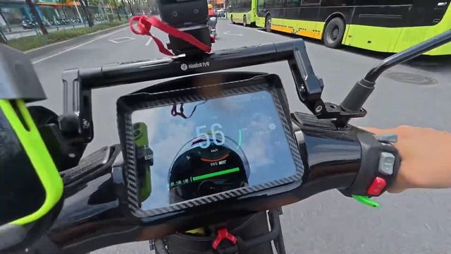 Езда на быстром электроскутере Ninebot E300P MK2 #ninebot #e300pmk2 #китай #e300p