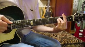 Любимая моя -В. Быков (как играть на гитаре аккордов