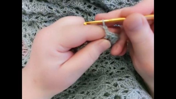 Узор крючком для палантина