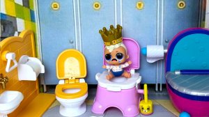 ЗАБЫЛИ НА ГОРШКЕ😂 В ДЕТСКОМ САДИКЕ😜 Куклы ЛОЛ СЮРПРИЗ смешные МУЛЬТИКИ ДАРИНЕЛКА