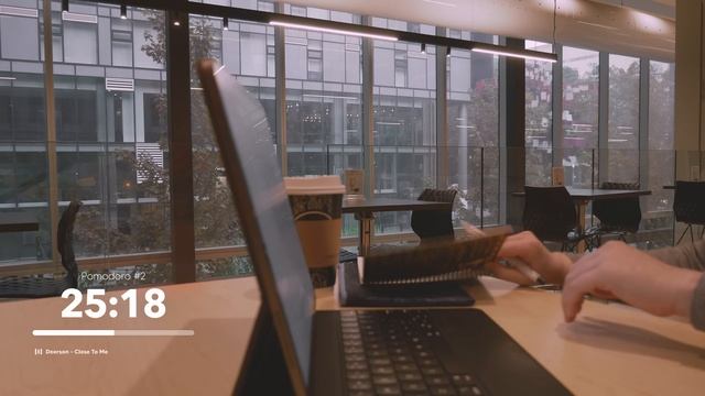 3 часа StudyWithMe - RAINY FALL DAY Relaxing Lo-Fi Music - Pomodoro 50/10