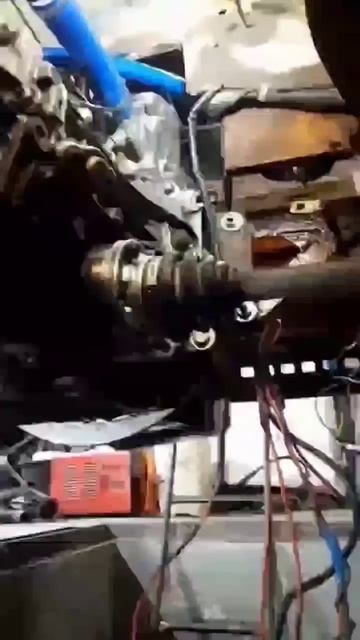 промежуточный этап установки мотора #автодом #автокем смотреть онлайн