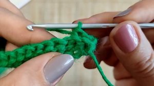 Вязание крючком для начинающих  Урок 25 изнаночный рельефный столбик без накида