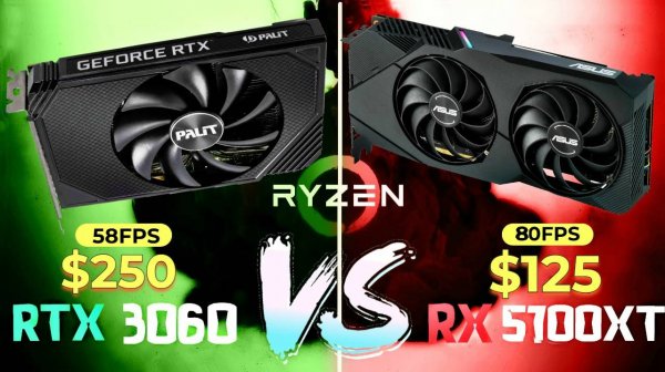 СРАВНЕНИЕ RX 5700 XT 8ГБ vs RTX 3060 12ГБ | ТЕСТ В СОВРЕМЕННЫХ ИГРАХ 2025 ГОДА