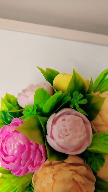 Букт из мыла, пионы 🌸🥰👍#flowers #мыло #мыловарение #мыло смотреть онлайн