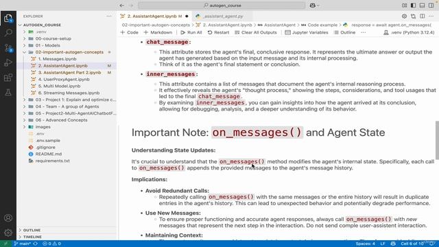 6 -Understanding on_messages and run Function Properties & Usage Explained смотреть онлайн
