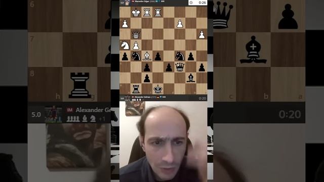 НЕ ЗЕВНИ НИЧЕГО! // ШУРА ГЕЛЬМАН ! #шахматы #chess #shorts #шура #chessallstars смотреть онлайн