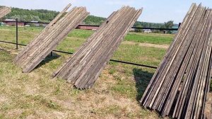 Обработка досок отработанным маслом, смешанным с соля