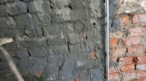 Штукатурка ЦПС толстым слоем.