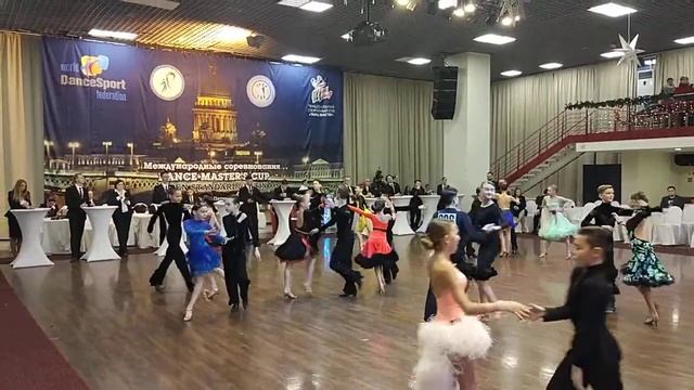 Ча-ча-ча. Юниоры2+1 Д класс Латиноамериканская программа 1/2