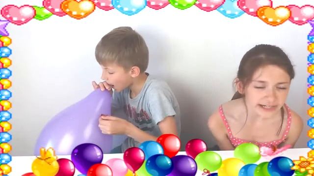 ШАРИК ЧЕЛЛЕНДЖ с гелевыми шариками и смешными голосами | BALL Challenge смотреть онлайн