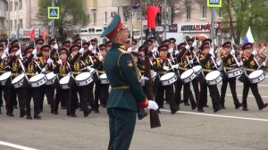 Воспитанники Уссурийского СВУ приняли участие в параде войск Уссурийского гарнизона