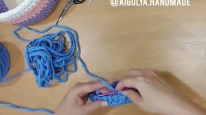 МК Корзина узором «Ротанг» Часть 2